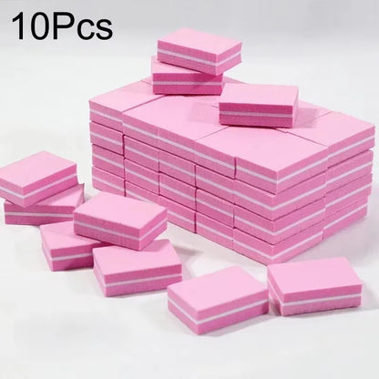 10-100psc Mini Buffing Sanding Files Block Pedicure Care Nail Art Buffer Polish Manicure Pedicure Nail File Tools Nail Charm new