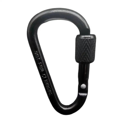 Outdoor Climbing Carabiner D Shaped Paracord Tensioner Key Chain Clip Aluminum Alloy Guylines Tensioner Camp Mountaineering Hook