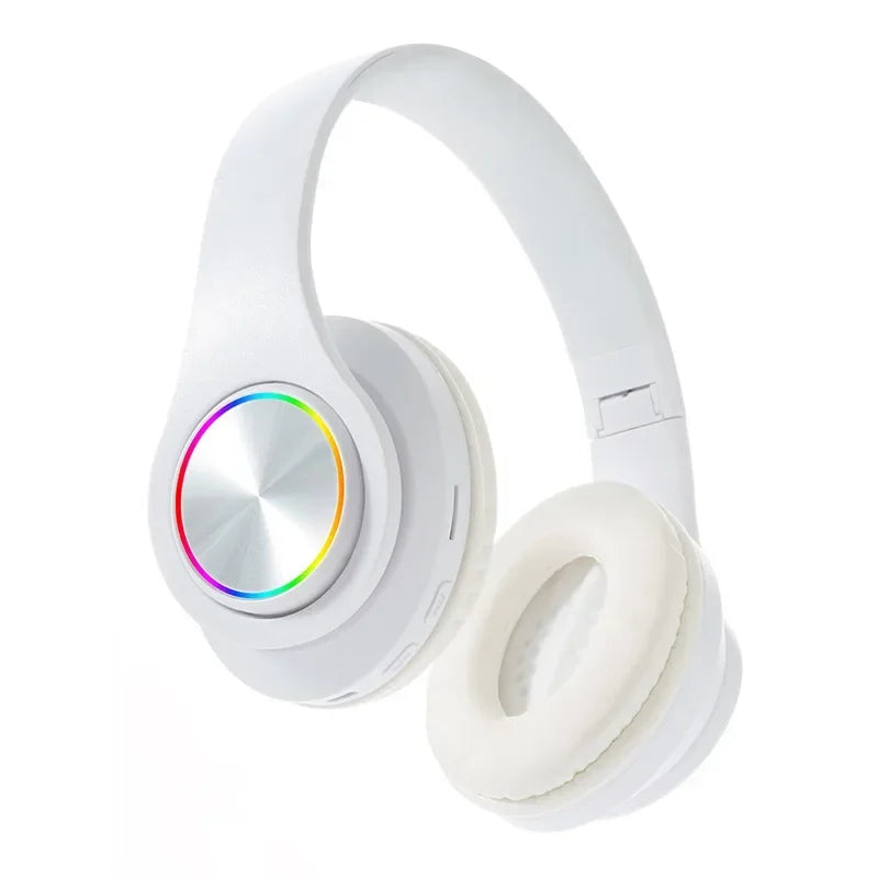 Foldable Bluetooth Headsets  Wireless Headphones With Mic Stereo Earphone Support TF Card FM For Xiaomi Iphone Sumsamg Phone