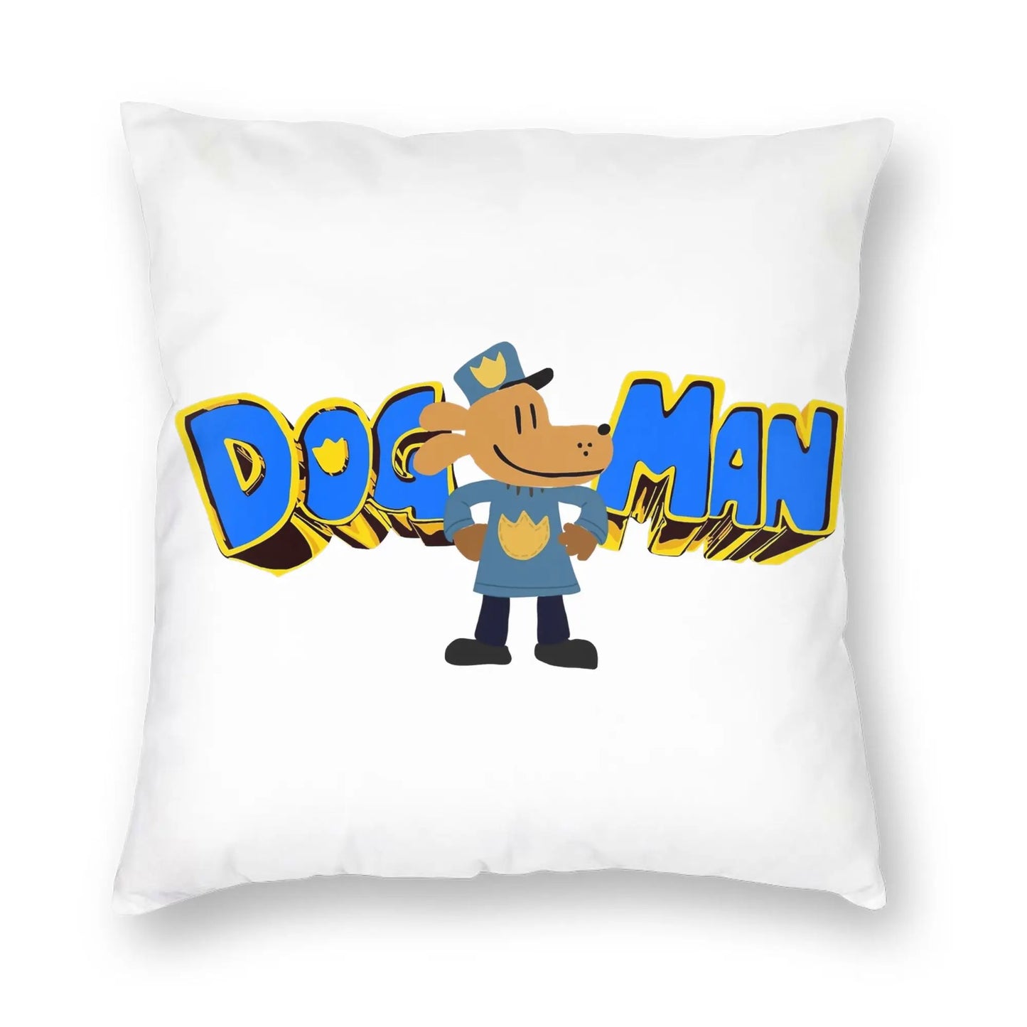 DogMan Petey the Cat x Dog Man Pillowcase Double-sided Printing Fabric Cushion Cover Decor  Pillow Case Cover Bed Zipper 40*40cm