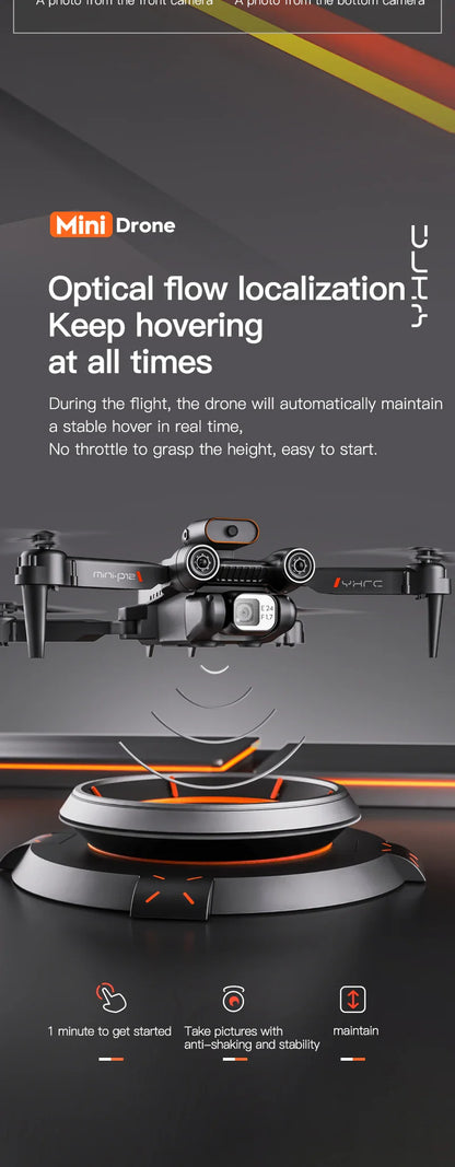 8K Dual Camera Obstacle Avoidance Drone Aerial Photography Laser Obstacle Avoidance Option Flow Helicopter Gift Toy Kid RC Drone