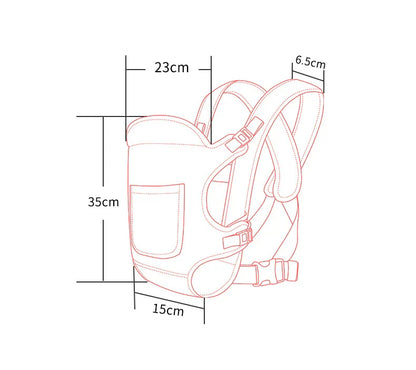 Baby Going Out Safety Carrier Sling Multifunctional Shoulder Baby Carrier Four Methods Front and Back Versatile for All Seasons