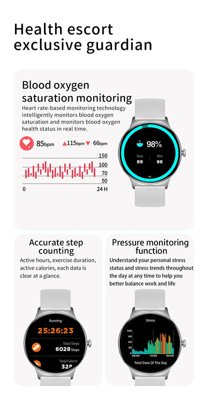 ChiBear Ultra Thin Fashion Smart Watch Women Screen Always Display Time Sports Bracelet Bluetooth Call AMOLED Smartwatch Woman