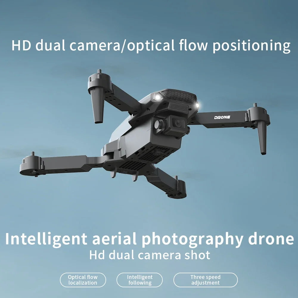 2025 E88 Professional HD 4K RC Drone Wide Angle Camera Foldable Helicopter Quadcopter Aircraft Kid Gift Toys By KBDFA