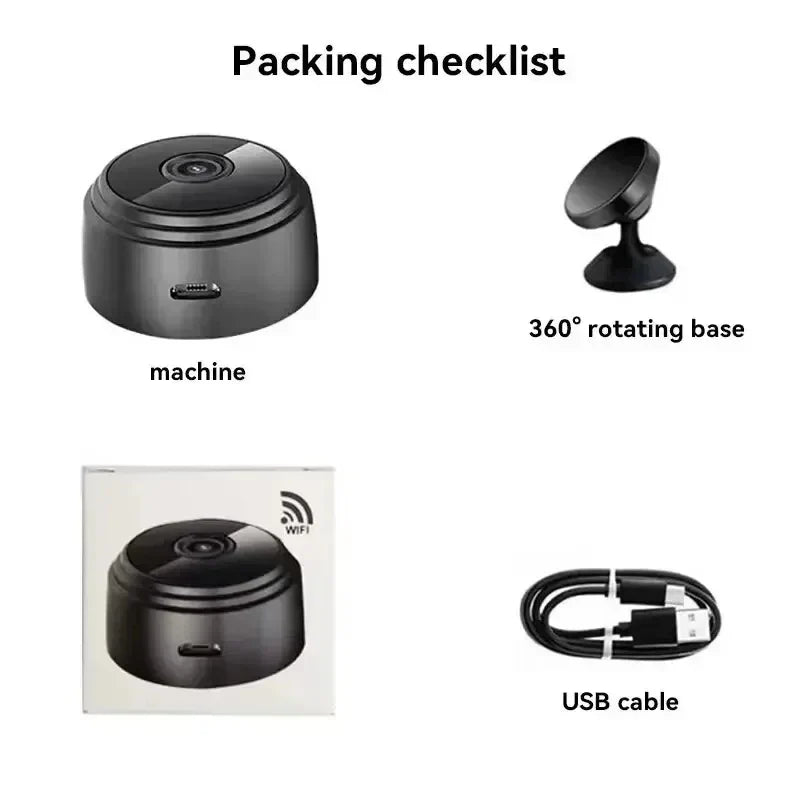 A9 WiFi Mini Camera Recorder Security MonitoringWireless Video Mini Camera Recorder Voice CameraSmart Home For Infants And P
