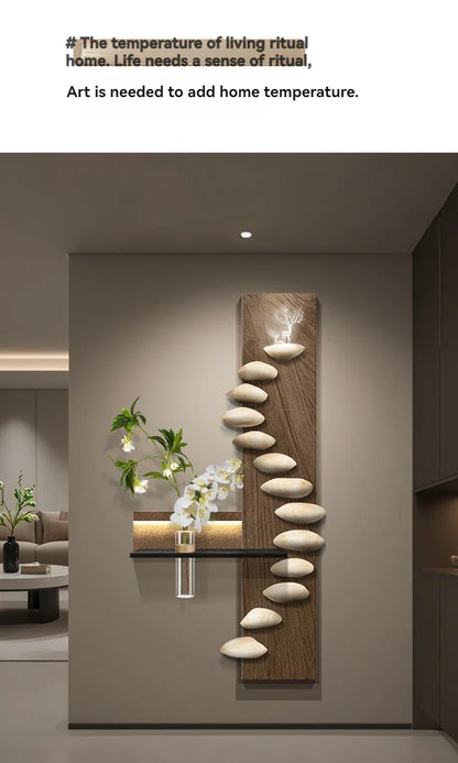 Light Luxury Hydroponic Green Plants LED Decorative Painting Home Decoration Living Room Bedroom Sofa Wall Corridor Mural Light