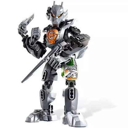 Hero Factory Star Warrior Bionicle Building Blocks, Furno Evo Combined Robot Mech Model Toy Set for Kids, Holiday Gift