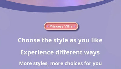 3D DIY Fantasy Princess Castle Villa Assembly Doll House Set Toys, Girls Home Toys & 3D Kids Toys
