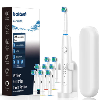 Intelligent electric toothbrush, automatic cleaning, rechargeable soft bristled toothbrush, adult male and female dental cleaner