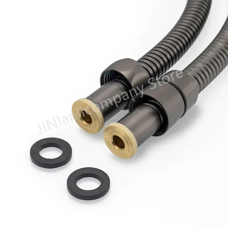 Shower Hose 1.5M Stainless Steel - Flexible Handheld Shower Head Pipe Explosion-Proof Bathroom