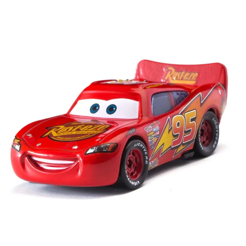 Disney Cars toy Christmas McQueen ROUTE 66 McQueen Champion McQueen Racing car 1:55 Diecast Alloy car Model Boy's Christmas gift
