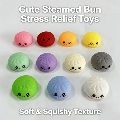 Hot Mini Dumpling Squishy Steamer Mysteries Dumplings Stress Relief Random Color Home OfficeDesk PartyGift Dumpling Squishy