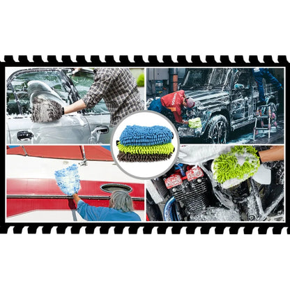 Electric Bicycle Car cleaning microfiber, 1/2-piece set scratch free and lint free, high-quality lint microfiber car wash gloves