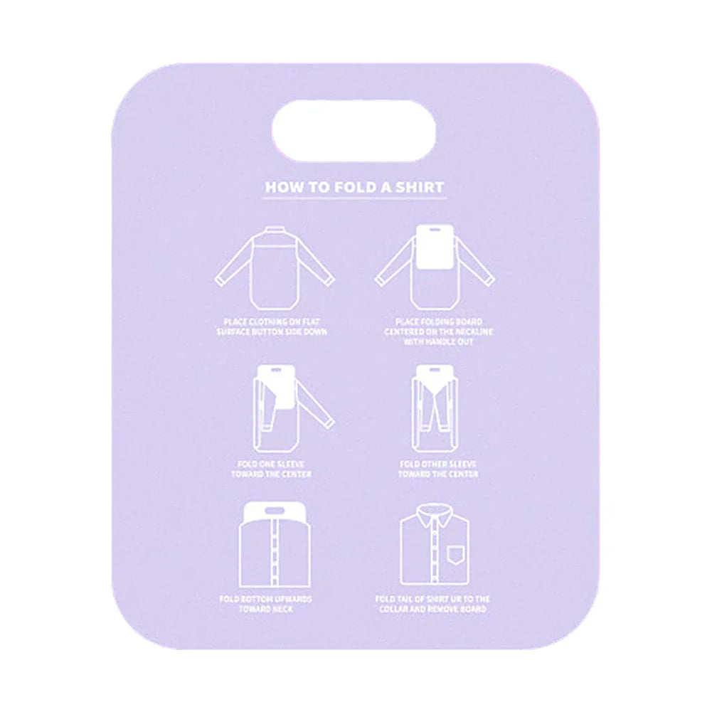 68cm/48cm Plastic Clothes Folding Board Durable Kids Laundry Folder Easy and Fast Shirt Folding Board Home Storage Tool for Kids