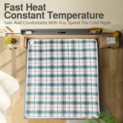 220V Electric Heating Blanket 70x150cm/120x150cm/150x180cm Thicker Heater Heated Blanket Winter Warm Thermostat Heated Pads