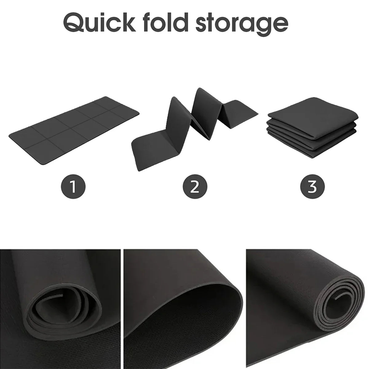 Yoga mat sports fitness EVA comfortable foam 4mm thick yoga mat sports yoga and Pilates gymnastics mat