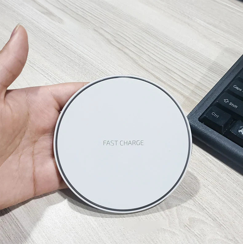 50W Wireless Charger For iPhone 14 15 16 17 Pro Xs Max Mini X Xr Induction Fast Charging Pad For Samsung S25 S26 s8 s9 s10 Note