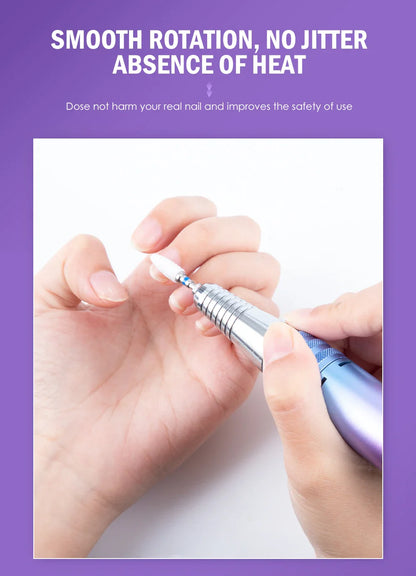 LadyMisty Ceramic Nail Drill Bit Milling Cutter For Manicure Pedicure Nail Files Buffer Nail Art Equipment Accessory