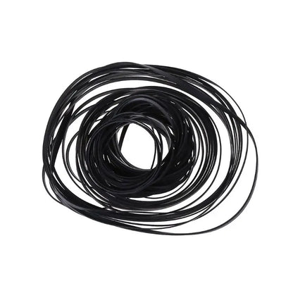 50/100Pcs 1/2/3/4mm Width Universal Mix Cassette Tape Machine Belts Assorted Flat Rubber Belt for CD DVD Recorders Walkman