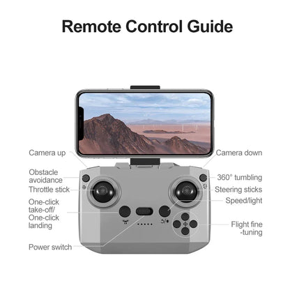 Lenovo V66 Mini Drone | 4K HD Camera, WiFi FPV, Obstacle Avoidance, Pocket-Sized RC Helicopter & Quadcopter