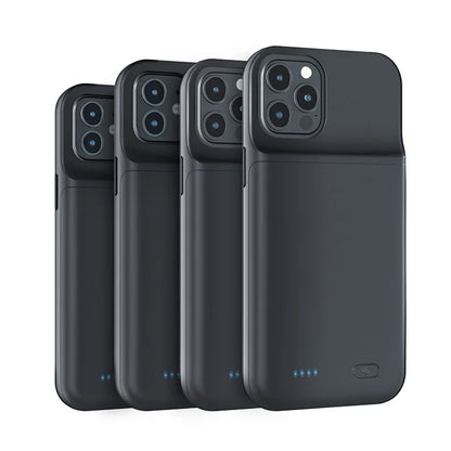 smart Battery Case for iPhone 14 13 12 11 Pro Max iPhone XS Max XR 5 6 7 8 Plus SE2 3 Portable Power Bank Charging Charger Cover