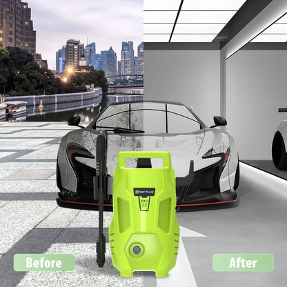 3000W Electric High Pressure Washer 200Bar 3000PSI Power Jet Wash Patio Car Jet Washers with 7m Hose, Adjustable Nozzle