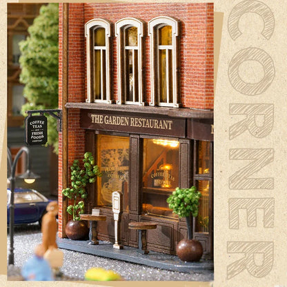 DIY Wooden Doll Houses Mini Assembly Handmade Small House Creative Scene Decoration DollHouse For Toys Birthday Gifts