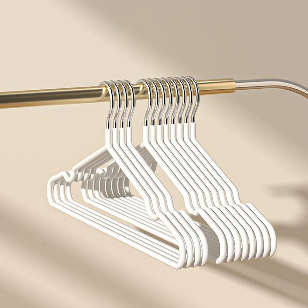 Non marking Clothes Hangers for Home Use Non slip Drying Hangers Metal Thick Clothes Hangers Storage Bedrooms Wardrobes Adult cl