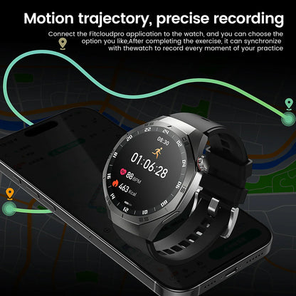 Smart Watch 5 Pro GPS NFC Smartwatch Men 360*360 AMOLED Screen Heart Rate Monitor Bluetooth Call IP67 Waterproof Men Smartwatch