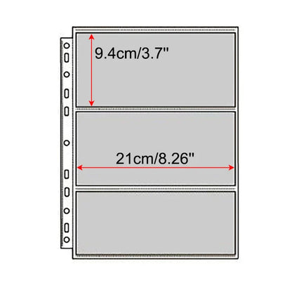 A4 Binder Photocards Holder Kpop Photo Card Page 2/3/4/9/10 Pocket Sleeves PVC Free Photo Album Refills 4x6 10x15 Pocket Sleeves