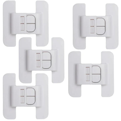 2/5Pcs Baby Safety Refrigerator Lock Cabinet Door Locker Buckle Home Kids Security Protection Anti-Open Water Dispenser Locks