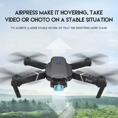 2026 New E88 Professional HD Dual Camera 4K RC Drone Wide Angle Camera Foldable Helicopter Quadcopter Aircraft Kid Gift Toys
