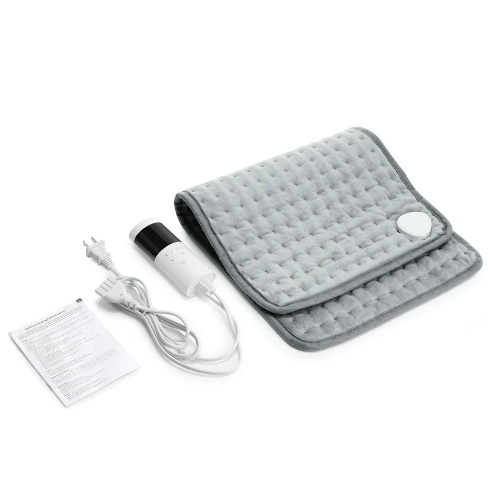 30*60cm Electric Heating Pads for Back Neck Shoulder Home Office Washable Winter Warm Blanket 4 Timer 9 Temperature Control