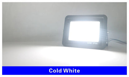 DC12V Led Flood Light 20W 30W 50W 100W Outdoor Floodlight Spotlight IP66 Waterproof Light Reflector Portable 12 Volt Led Lights