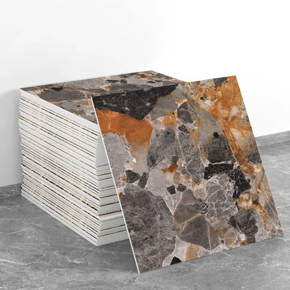 Waterproof Peel and Stick Marble Wall Tiles11.8x11.8 in Self Adhesive PVC Panels for Bathroom Kitchen and Living Room