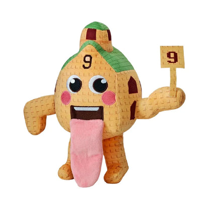 NEW Steal A Brainrot Esok Sekolah Plush Sammy Jandel Strawberry Elephant Plushie Cute No. 9 House Stuffed Doll Toy Fans Gift