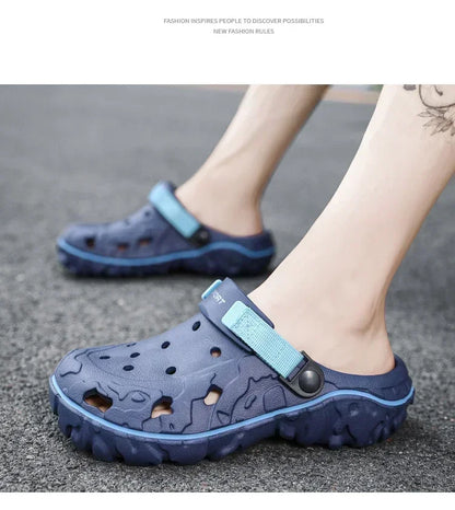 Factory Cheap EVA Men's Clogs Shoes Lightweight Wholesale Plastic Clog Men Beach Working Sandals with Men Clogs&Mules Big Size47