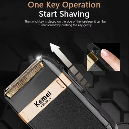 Kemei Hair Clipper Km-1071 Km-2299 Km-2024 UBS Rechargeable Cordless Beard Trimmer Powerful Electric Hair Clippers for Men