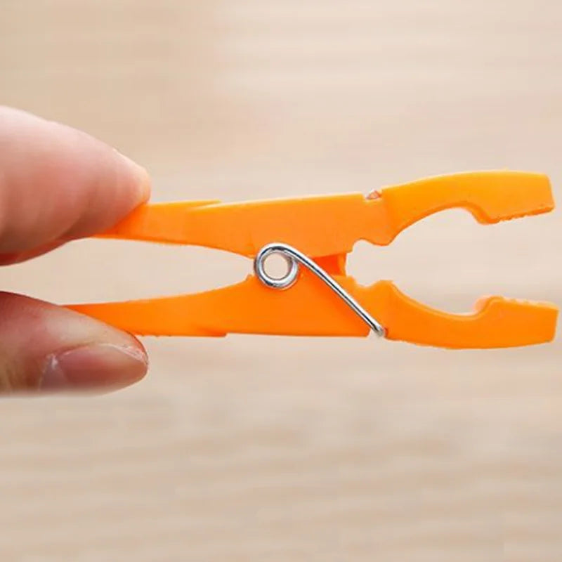 48/24Pcs Clothespins Hanging Pegs Clips Plastic Hangers Racks Laundry Clothes Pegs Clamps Towel Clips Home Storage Hooksks