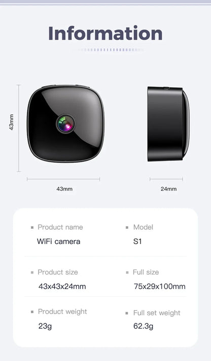 Lenovo Wifi Camera 6K HD Mini Camera Wireless Security Protection Remote Monitor Camcorders Video Surveillance Home Smart Camera