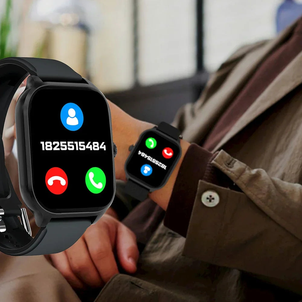NEW 2.01'' Smartwatch Fitness Tracker Clock Sports Smartband Blood Pressure Monitor Smart Watches for Men Women IOS Android 2026