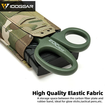 IDOGEAR Tactical Single LSR 556 Mag Pouch Mag Carrier MOLLE Pouch Laser Cut Tool Bags 35135