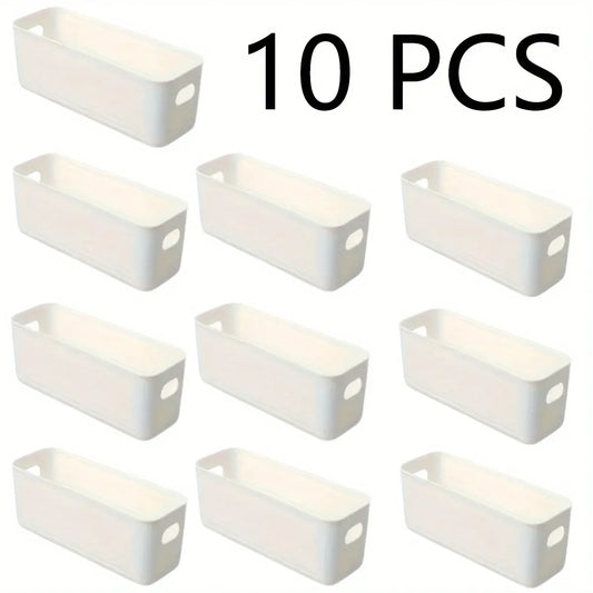 10pcs multifunctional storage box durable large-capacity desktop storage box underwear storage suitable for sundries storage