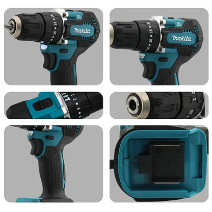 Makita 100%Original DDF487 Cordless Driver Drill 18V Brushless Electric Impact Screwdriver Rechargeable Power Tool