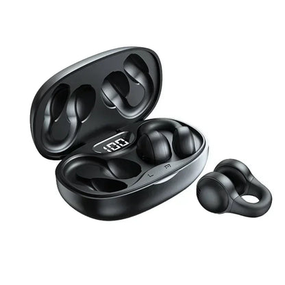 TWS X58 Wireless Bone Conduction Headphones Bluetooth Earphones Waterproof Sports Earbuds Earring Ear Hook With Mic Headset