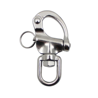 Swivel Eye Snap Shackle Quick Release Bail Rigging Sailing Boat Marine 316 Stainless Steel Clip
