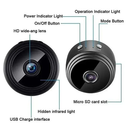 A9 WiFi Mini Camera Recorder Security MonitoringWireless Video Mini Camera Recorder Voice CameraSmart Home For Infants And P