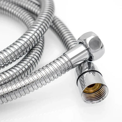 Shower Hose 1.5M Stainless Steel - Flexible Handheld Shower Head Pipe Explosion-Proof Bathroom