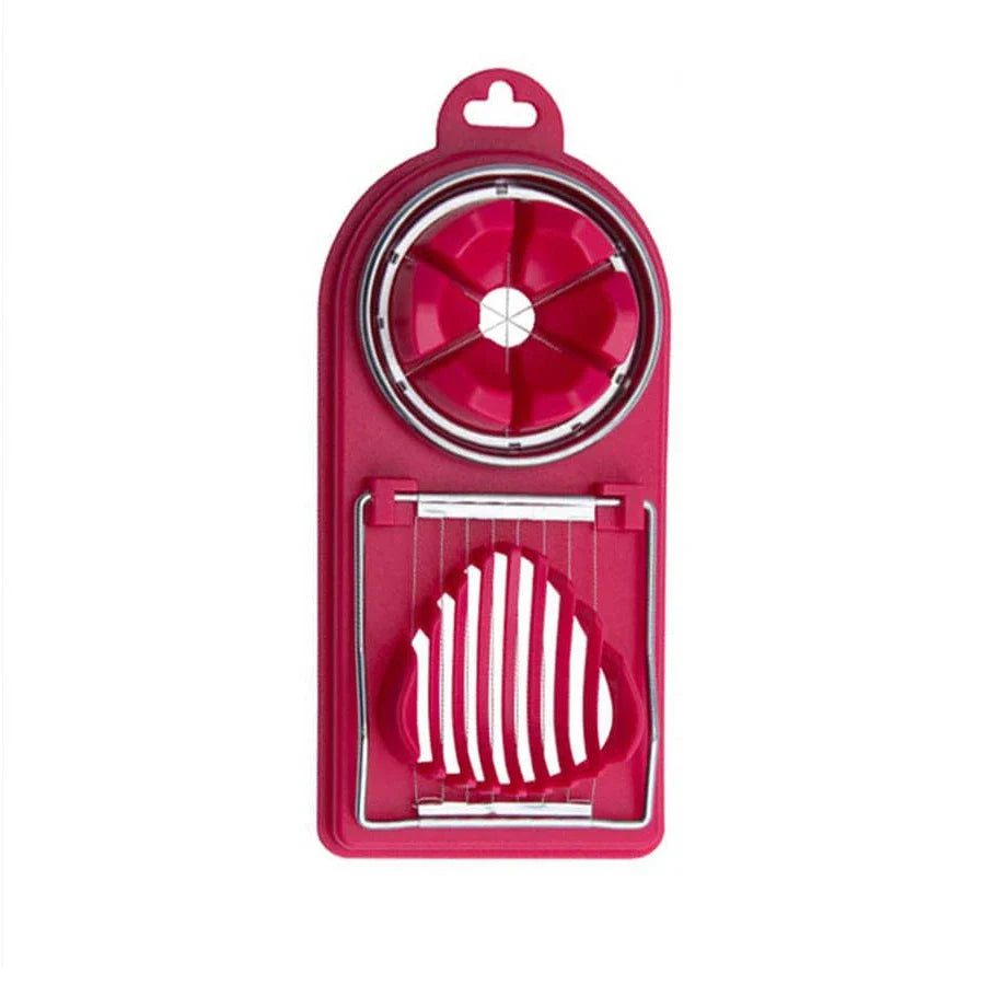 Multifunctional PP Base egg cutter 2-in-1 stainless steel wire pull egg cutter for hanging high-quality kitchen accessory tools