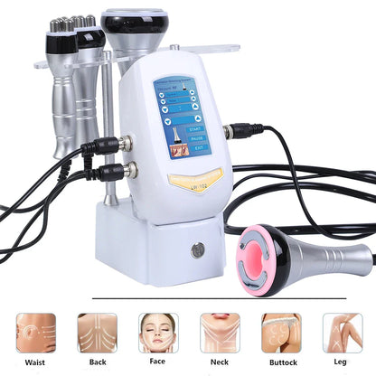 40K Cavitation Machine 4-1 Ultrasonic RF Body Shaping Lose Weight Multipolar Slimming Facial Skin Tightening Lifting Device